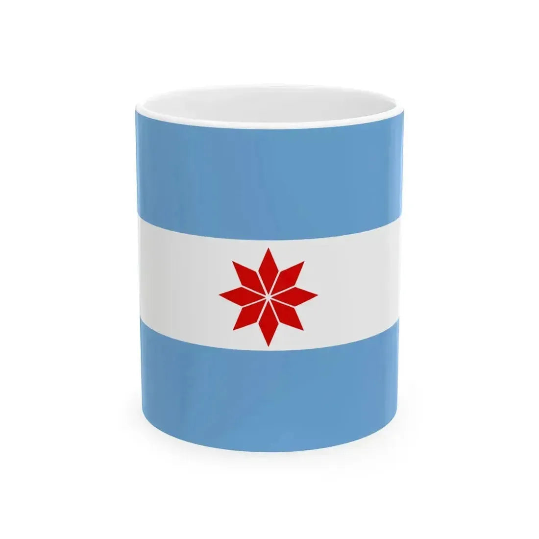 Bandera de Uturuncos (Argentina) White Coffee Mug 11oz - Go Mug Yourself