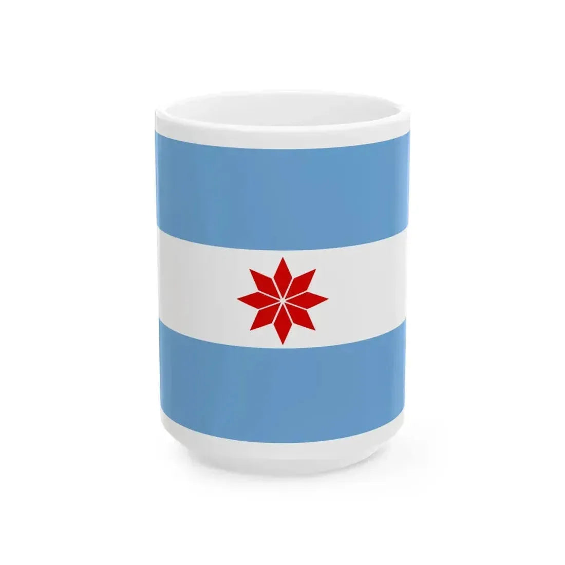Bandera de Uturuncos (Argentina) White Coffee Mug 15oz - Go Mug Yourself