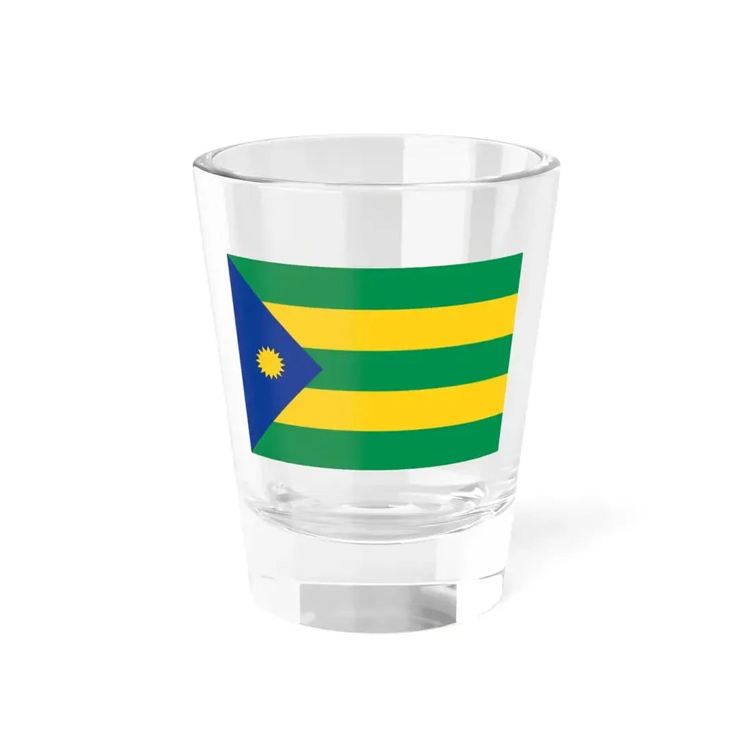 Bandera de Valencia (Ecuador) Shot Glass 1.5oz 1.5oz - Go Mug Yourself