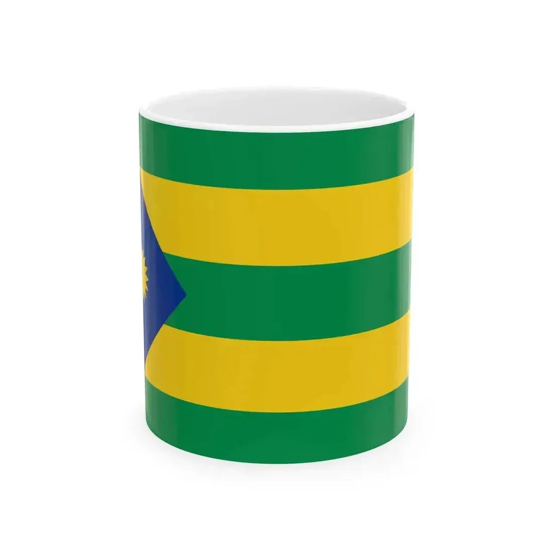 Bandera de Valencia (Ecuador) White Coffee Mug 11oz - Go Mug Yourself