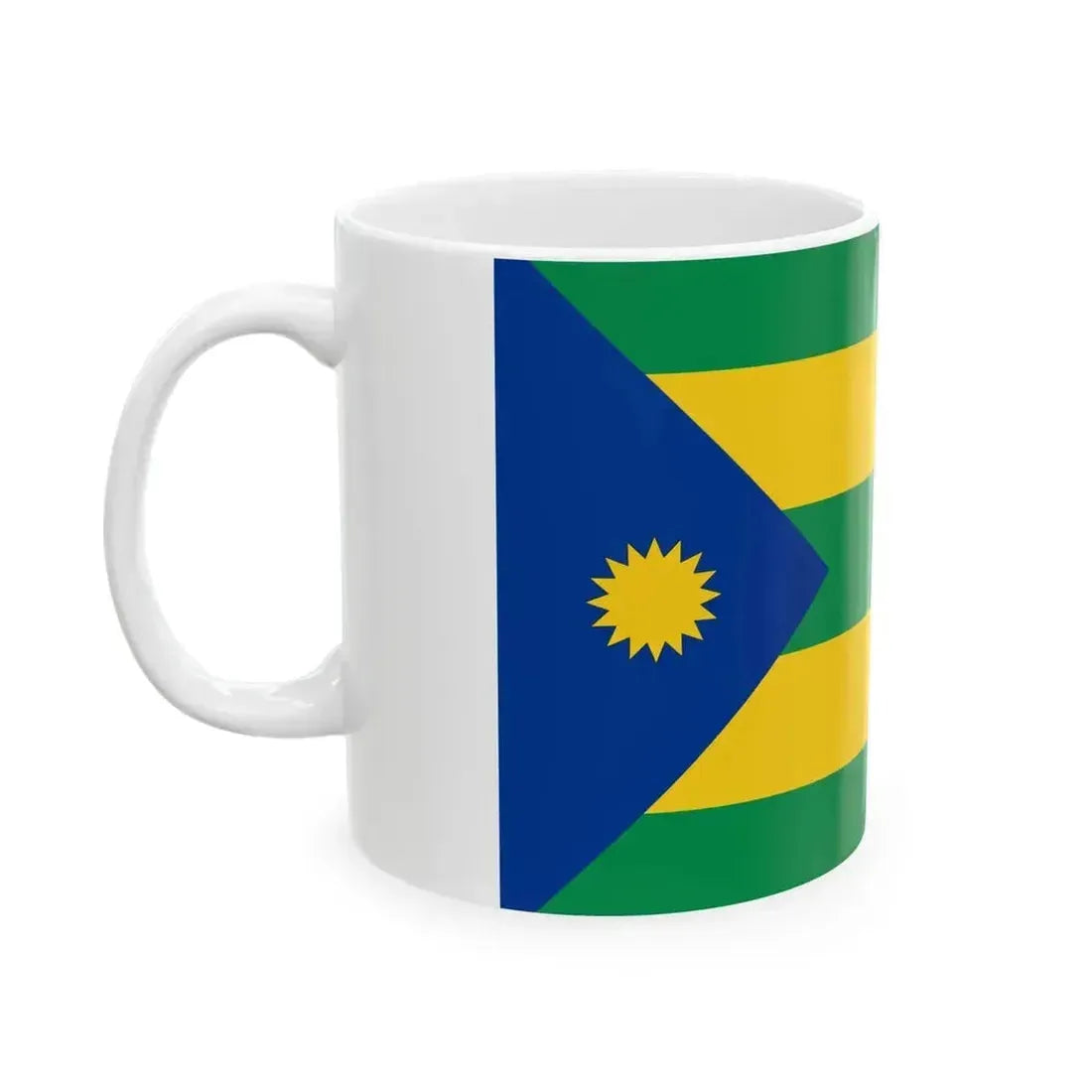 Bandera de Valencia (Ecuador) White Coffee Mug - Go Mug Yourself