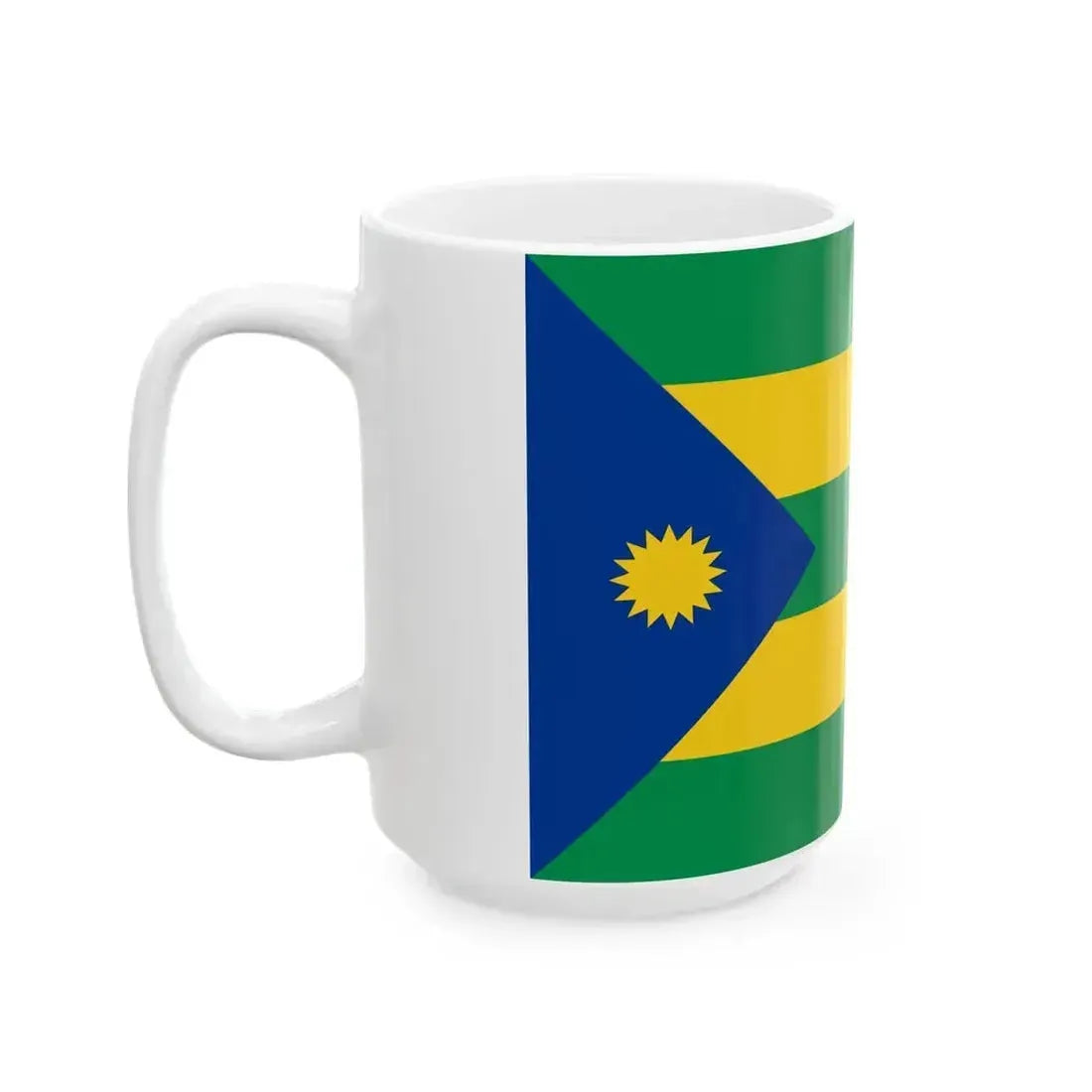 Bandera de Valencia (Ecuador) White Coffee Mug - Go Mug Yourself