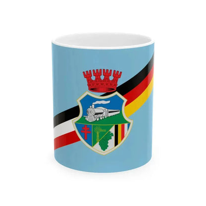 Bandera de Villa Alemana (Chile) White Coffee Mug 11oz - Go Mug Yourself