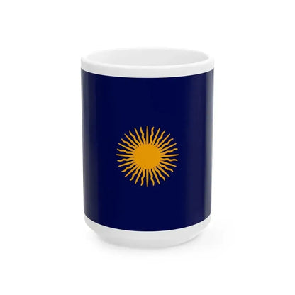 Bandera de William Miller Tacna-Peru 1820 (Peru) White Coffee Mug 15oz - Go Mug Yourself