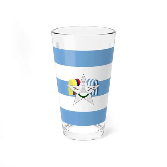 Bandera de Yaguachi (Ecuador) Pint Glass 16oz 16oz - Go Mug Yourself