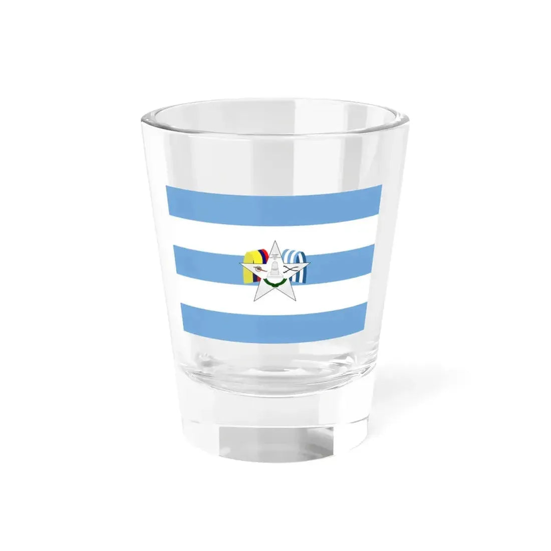 Bandera de Yaguachi (Ecuador) Shot Glass 1.5oz 1.5oz - Go Mug Yourself
