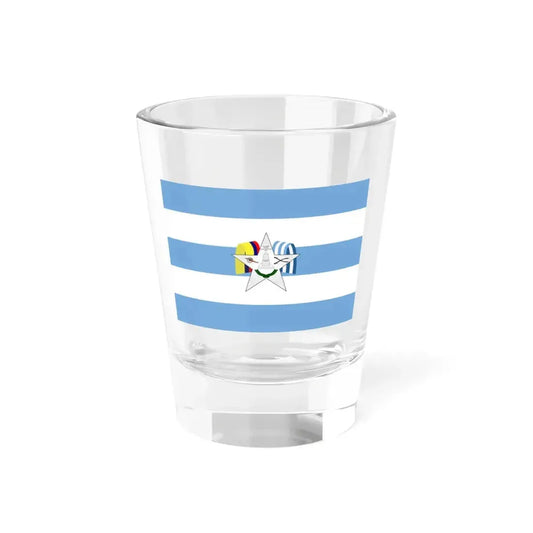Bandera de Yaguachi (Ecuador) Shot Glass 1.5oz 1.5oz - Go Mug Yourself