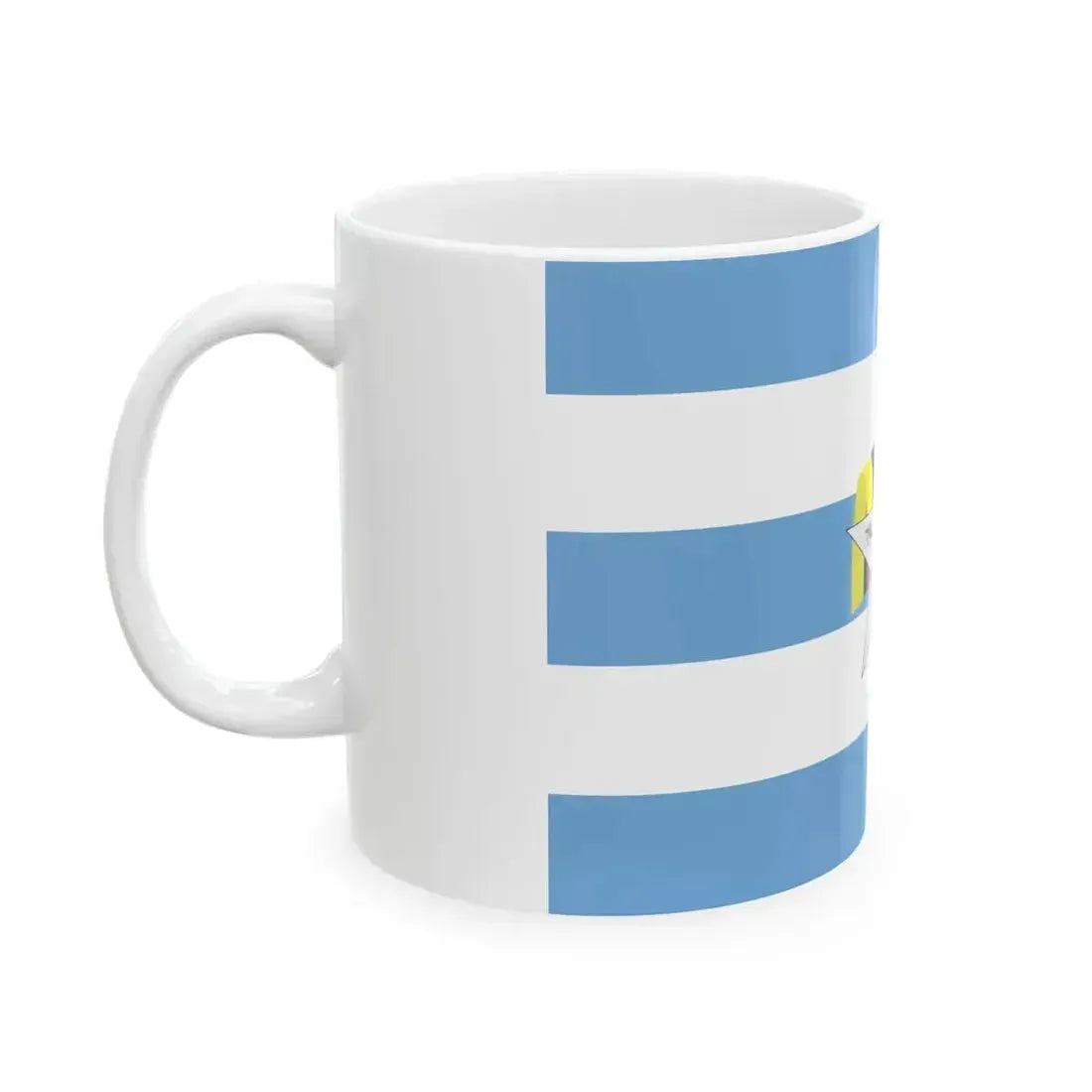 Bandera de Yaguachi (Ecuador) White Coffee Mug - Go Mug Yourself