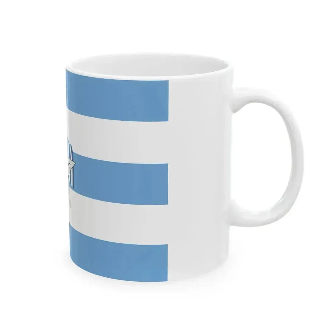 Bandera de Yaguachi (Ecuador) White Coffee Mug - Go Mug Yourself