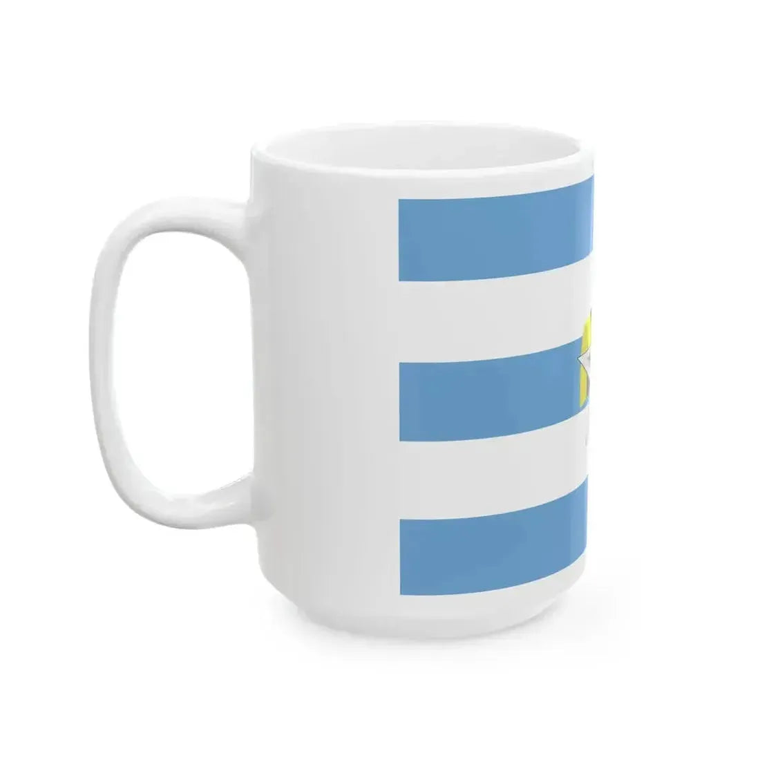 Bandera de Yaguachi (Ecuador) White Coffee Mug - Go Mug Yourself