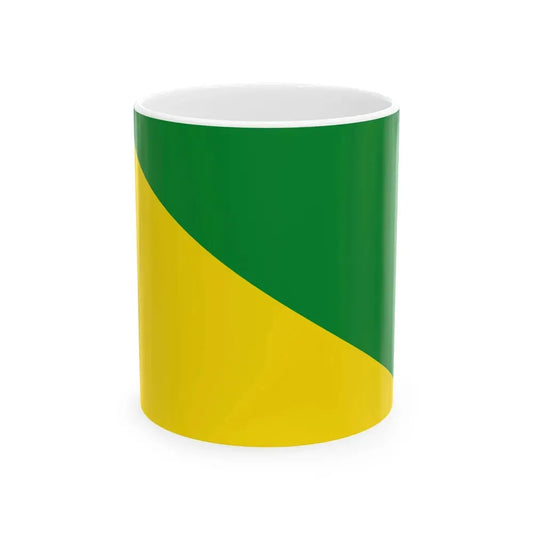 Bandera de Zamora Ecuador (Ecuador) White Coffee Mug 11oz - Go Mug Yourself