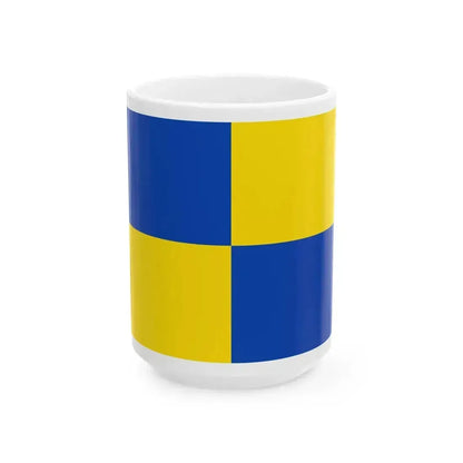 Bandera de Zapallar (Chile) White Coffee Mug 15oz - Go Mug Yourself