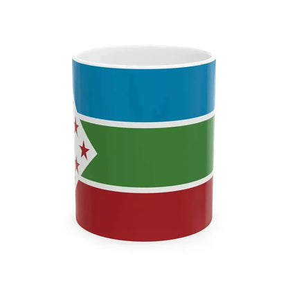 Bandera de Zarcero Costa Rica (Costa Rica) White Coffee Mug 11oz - Go Mug Yourself