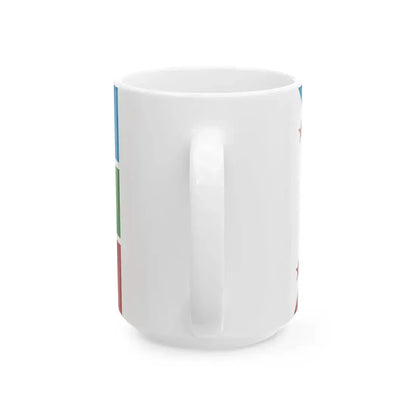 Bandera de Zarcero Costa Rica (Costa Rica) White Coffee Mug - Go Mug Yourself