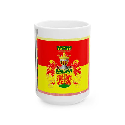 Bandera decorativa de Pirna (Germany) White Coffee Mug 15oz - Go Mug Yourself