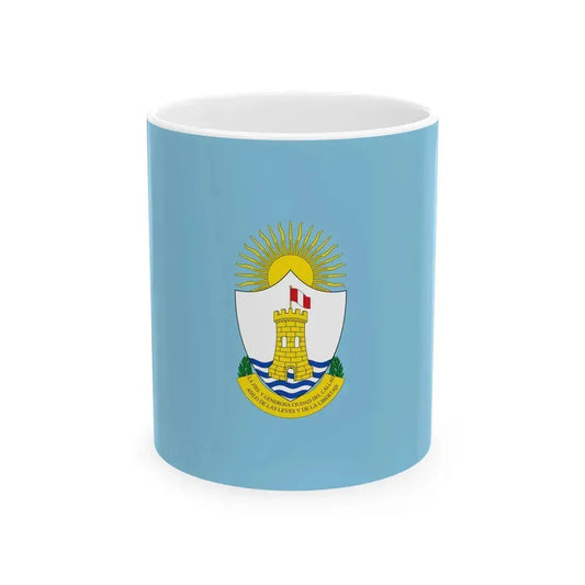 Bandera del Callao (Peru) White Coffee Mug 11oz - Go Mug Yourself
