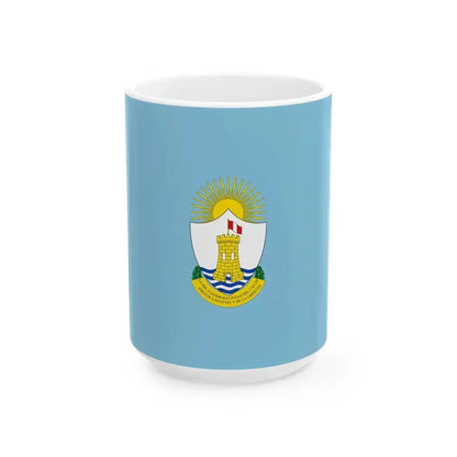 Bandera del Callao (Peru) White Coffee Mug 15oz - Go Mug Yourself