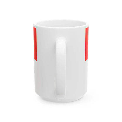 Bandera del Castillo de Wawel Sajonia-Polonia (Poland) White Coffee Mug - Go Mug Yourself