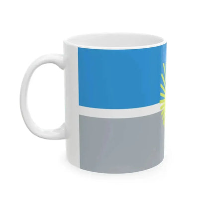 Bandera del Departamento General Alvear (Argentina) White Coffee Mug - Go Mug Yourself