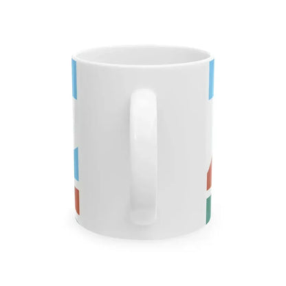 Bandera del Departamento San Rafael (Argentina) White Coffee Mug - Go Mug Yourself