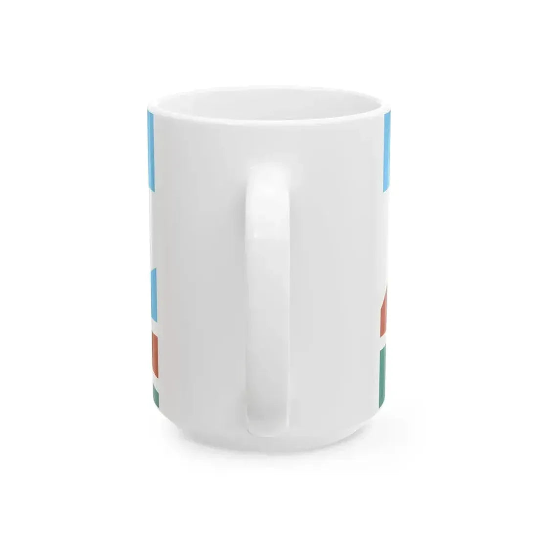 Bandera del Departamento San Rafael (Argentina) White Coffee Mug - Go Mug Yourself