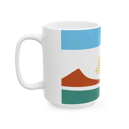 Bandera del Departamento San Rafael (Argentina) White Coffee Mug - Go Mug Yourself
