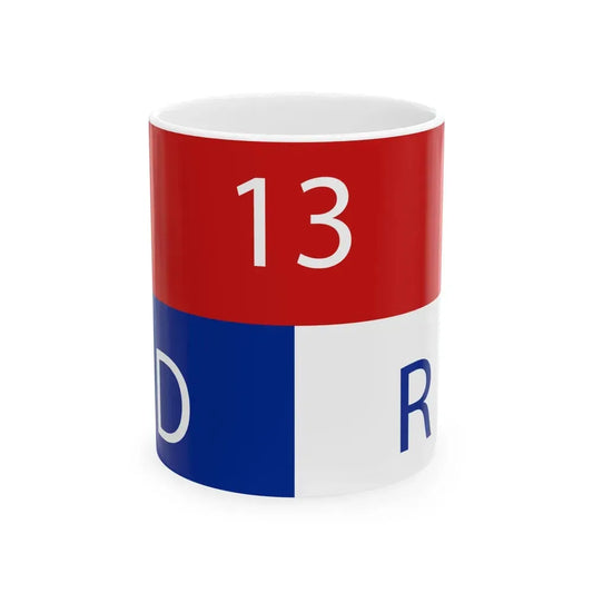 Bandera del Directorio Revolucionario Estudiantil (Cuba) White Coffee Mug 11oz - Go Mug Yourself