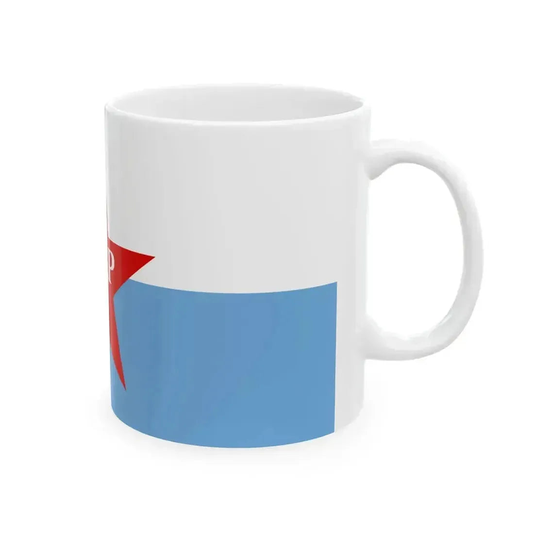 Bandera del ERP (Argentina) White Coffee Mug - Go Mug Yourself