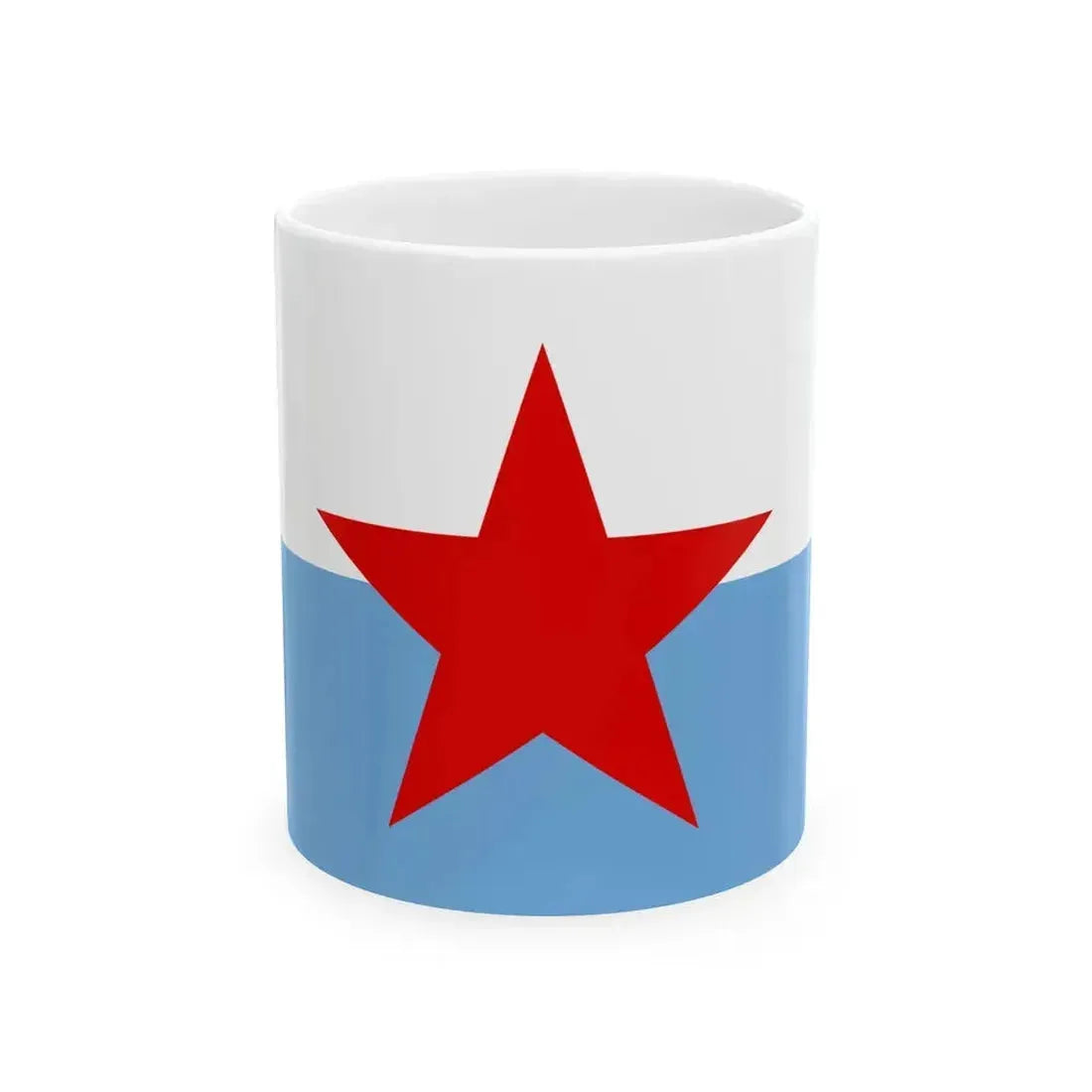 Bandera del ERP sin letras (Argentina) White Coffee Mug 11oz - Go Mug Yourself