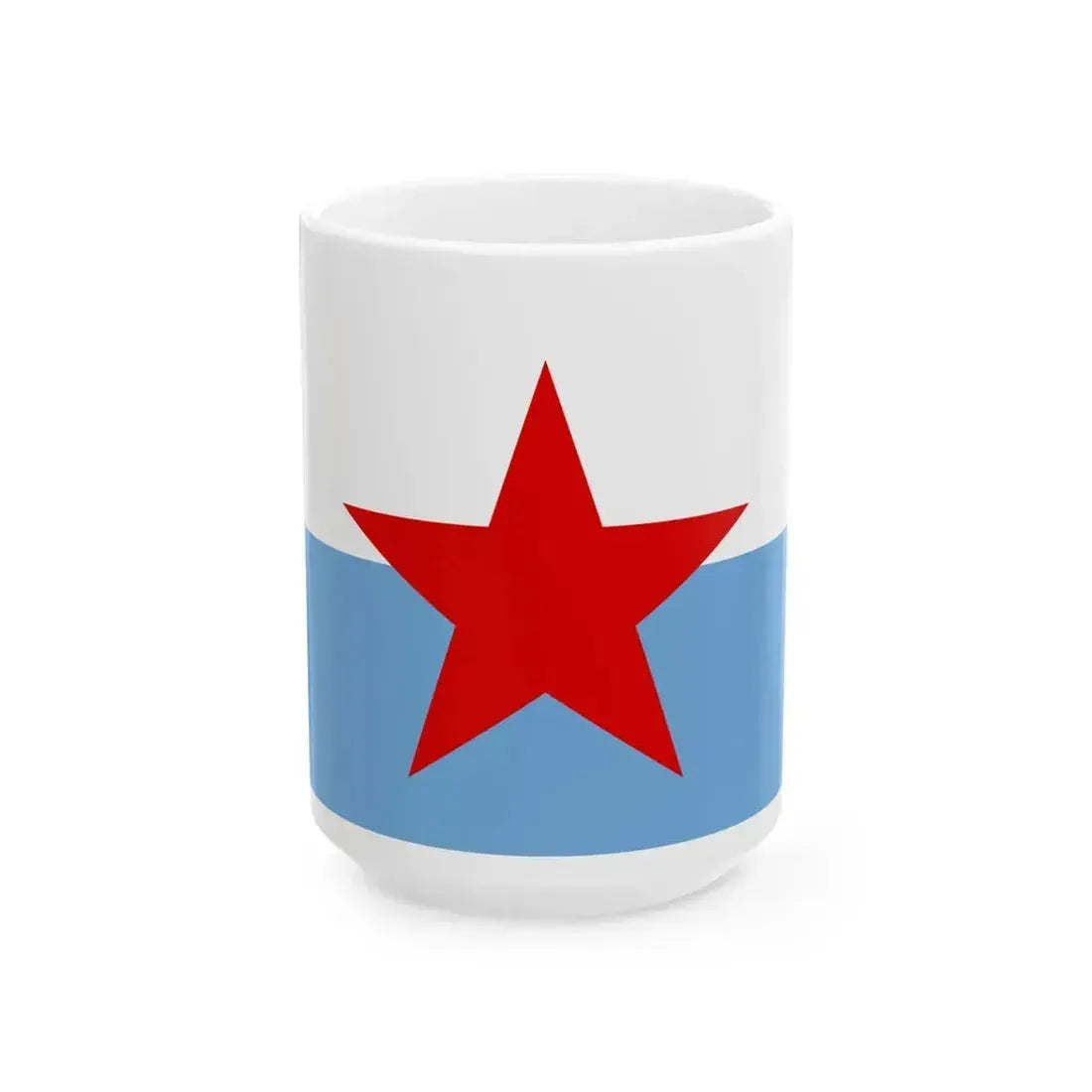 Bandera del ERP sin letras (Argentina) White Coffee Mug 15oz - Go Mug Yourself