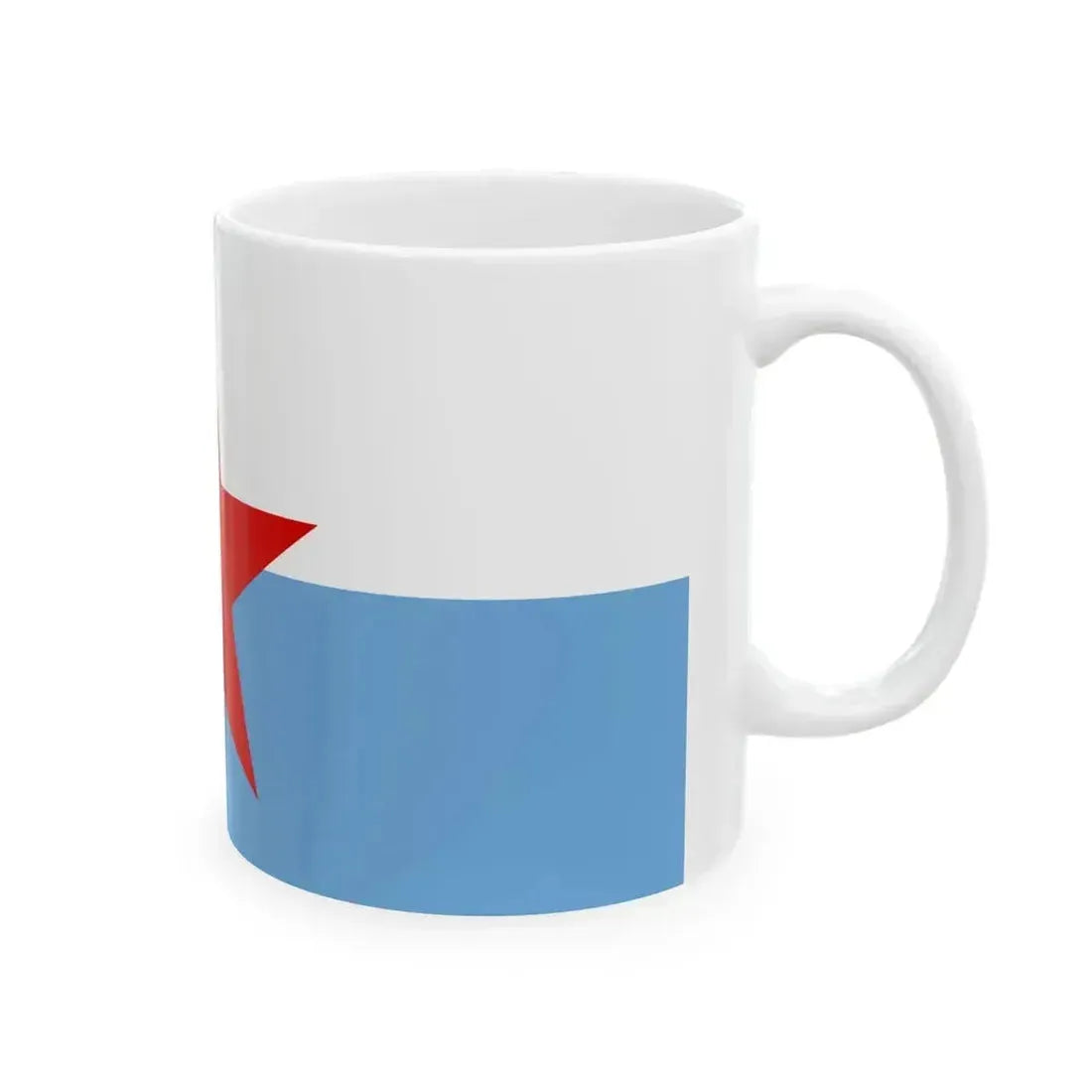 Bandera del ERP sin letras (Argentina) White Coffee Mug - Go Mug Yourself