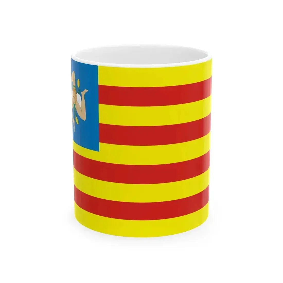Bandera del FNS (Italy) White Coffee Mug 11oz - Go Mug Yourself