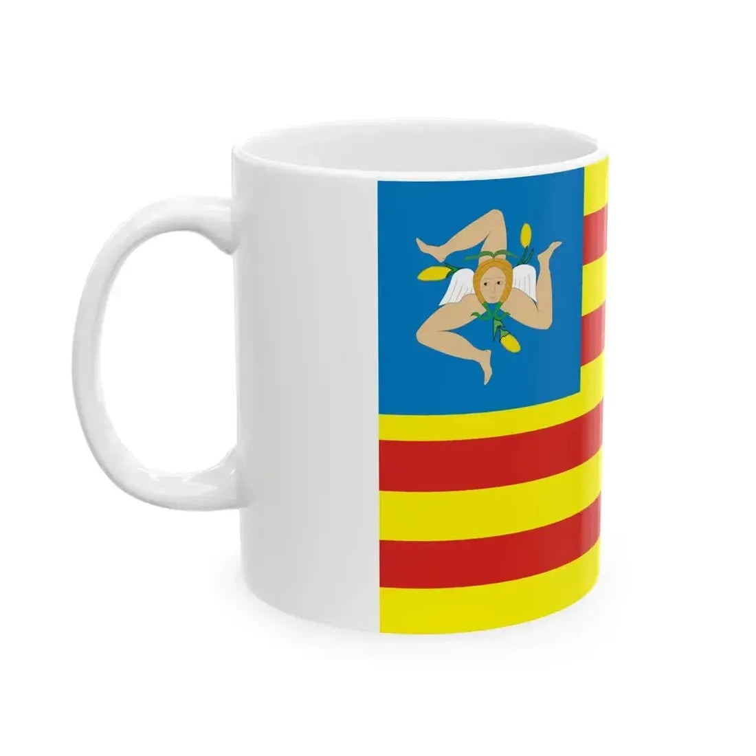 Bandera del FNS (Italy) White Coffee Mug - Go Mug Yourself