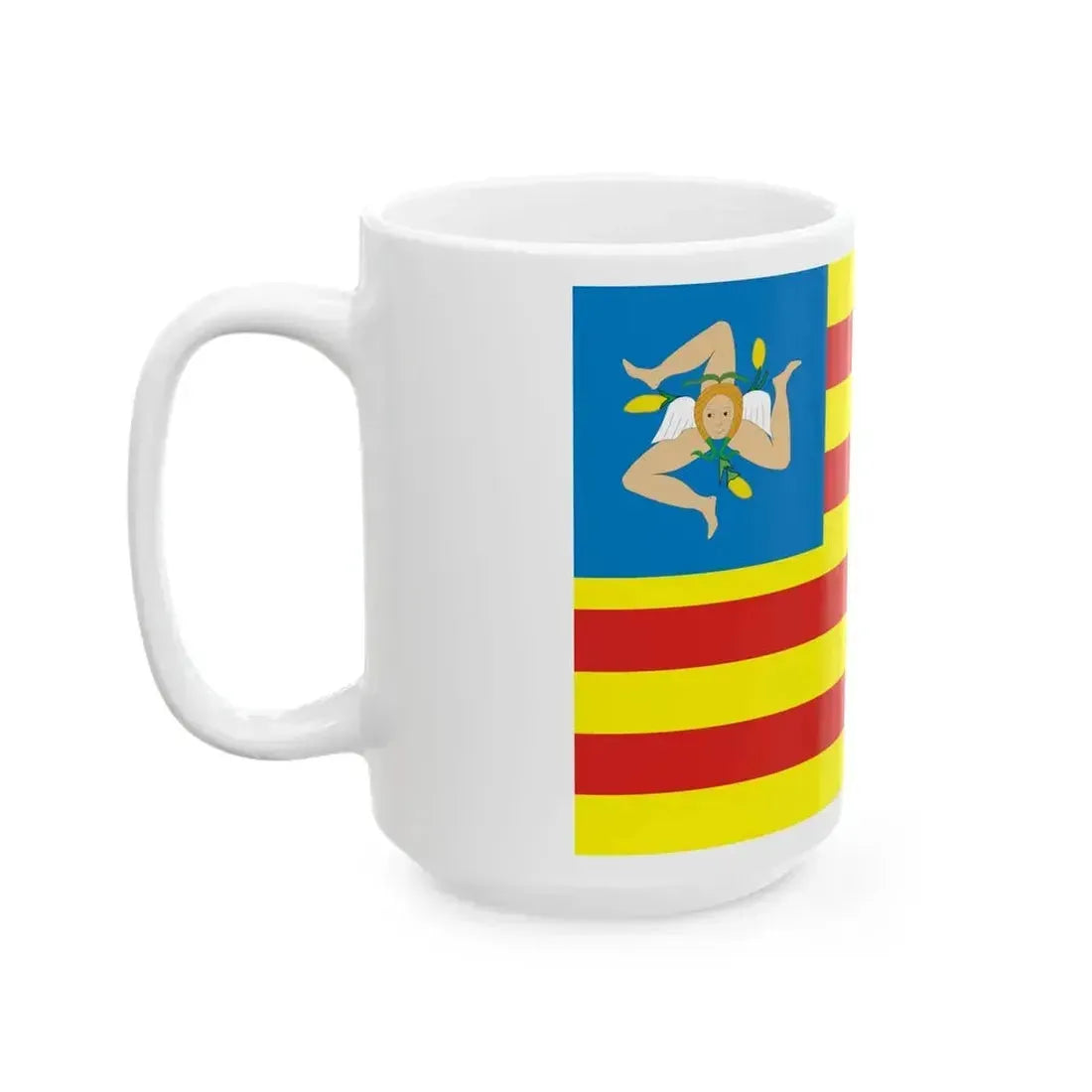 Bandera del FNS (Italy) White Coffee Mug - Go Mug Yourself