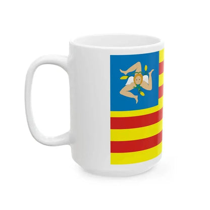 Bandera del FNS (Italy) White Coffee Mug - Go Mug Yourself