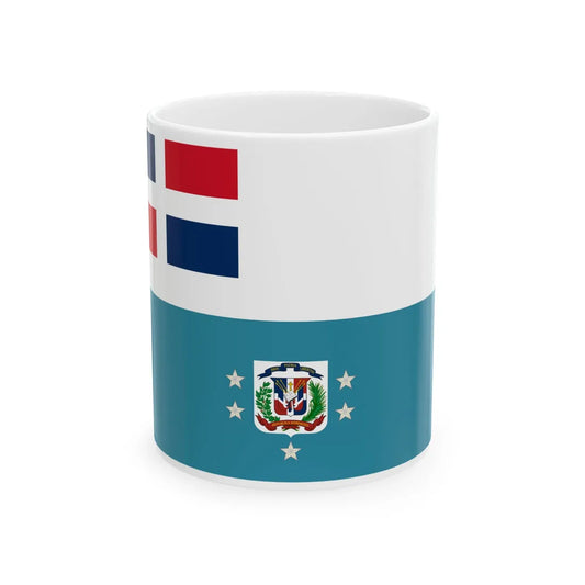 Bandera del Generalisimo Trujillo (Dominica) White Coffee Mug 11oz - Go Mug Yourself