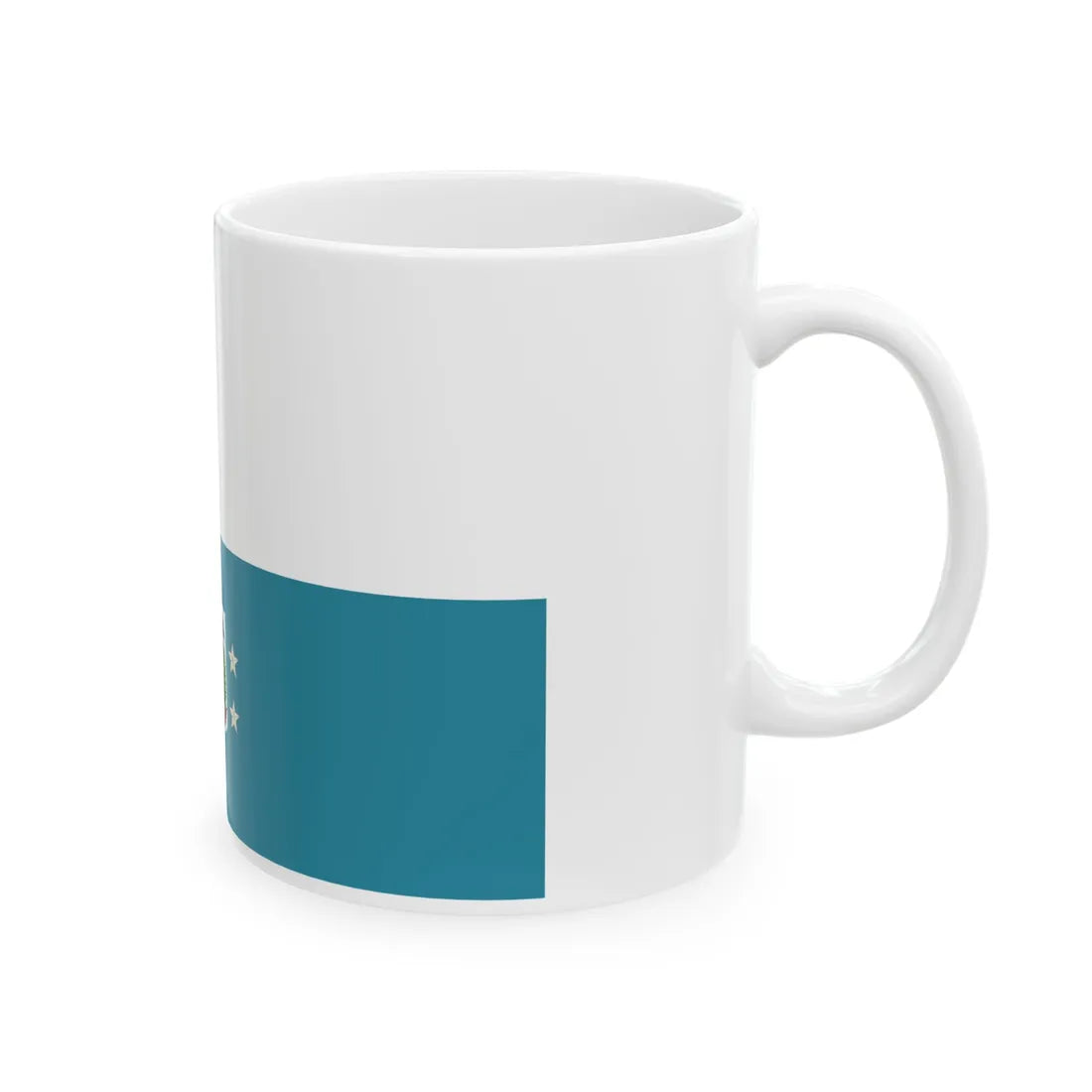 Bandera del Generalisimo Trujillo (Dominica) White Coffee Mug - Go Mug Yourself