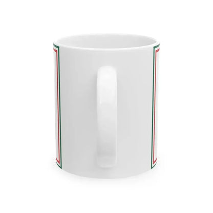 Bandera del Gobierno de Veracruz de Ignacio de la Llave (Mexico) White Coffee Mug - Go Mug Yourself