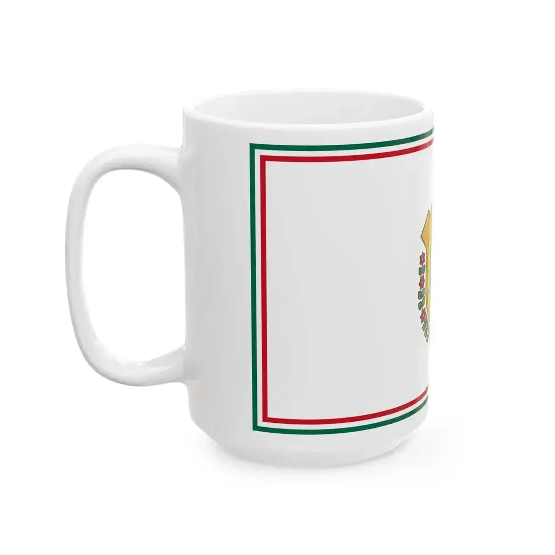 Bandera del Gobierno de Veracruz de Ignacio de la Llave (Mexico) White Coffee Mug - Go Mug Yourself