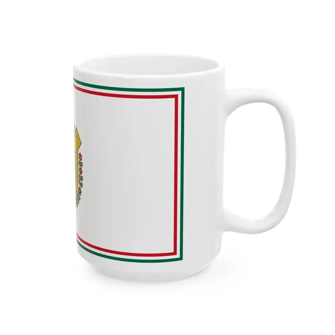 Bandera del Gobierno de Veracruz de Ignacio de la Llave (Mexico) White Coffee Mug - Go Mug Yourself
