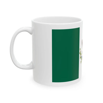 Bandera del Imperio Mexicano 1863-1864 (Mexico) White Coffee Mug - Go Mug Yourself