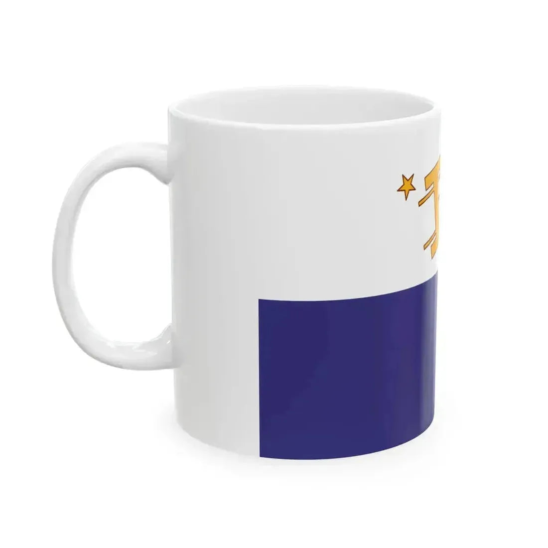 Bandera del Instituto Browniano ARA (Argentina) White Coffee Mug - Go Mug Yourself