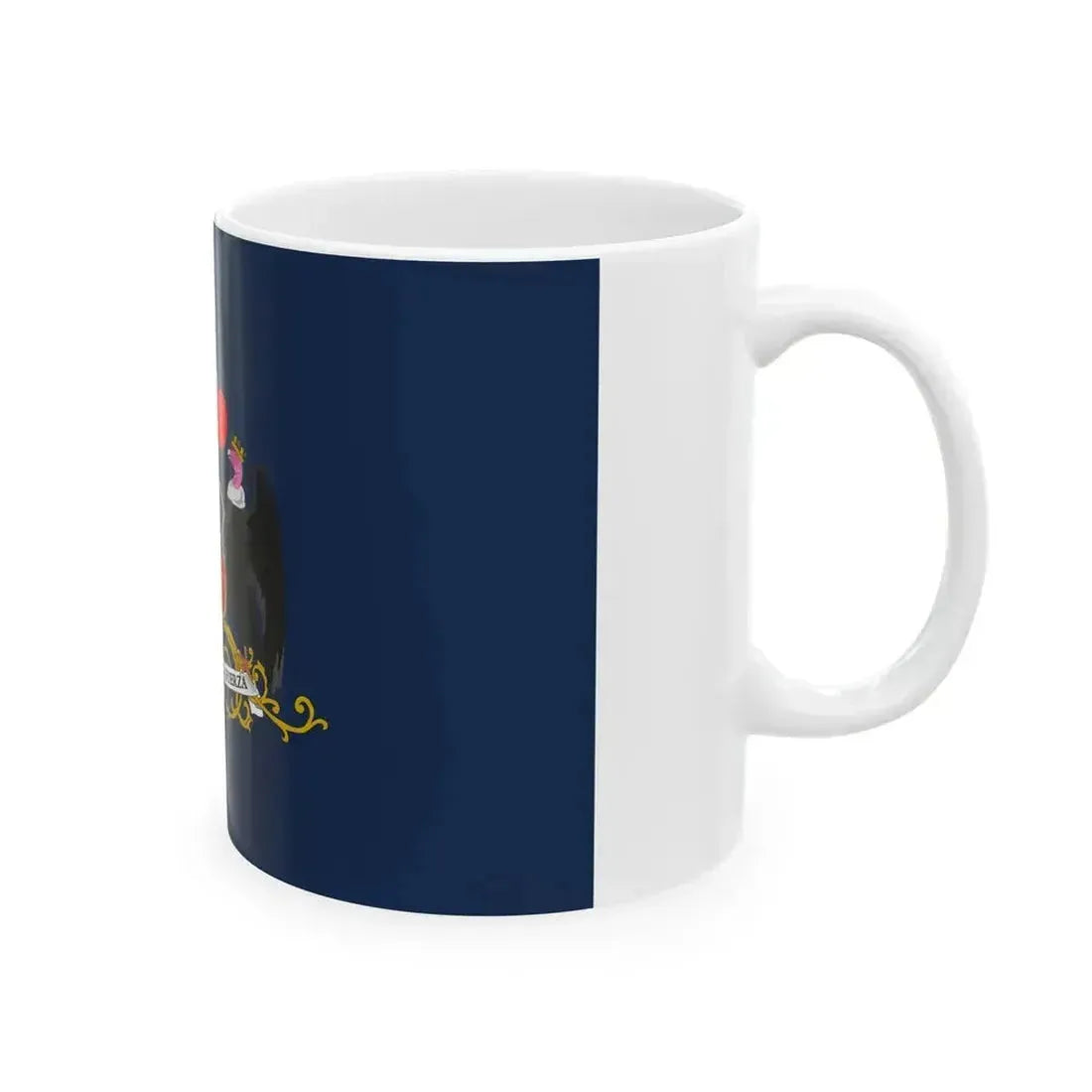 Bandera del ministro de Defensa de Chile (Chile) White Coffee Mug - Go Mug Yourself