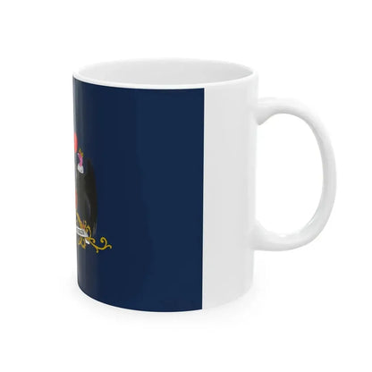 Bandera del ministro de Defensa de Chile (Chile) White Coffee Mug - Go Mug Yourself