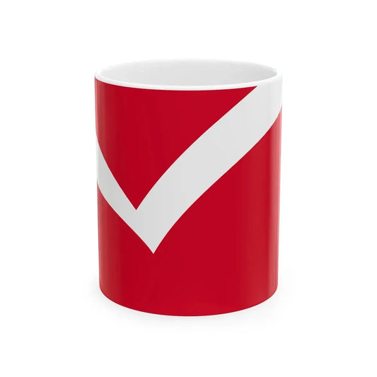Bandera del Movimiento Libertario (Costa Rica) White Coffee Mug 11oz - Go Mug Yourself