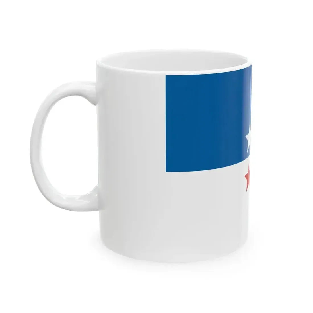 Bandera del Municipio de Avellaneda Santa Fe (Argentina) White Coffee Mug - Go Mug Yourself