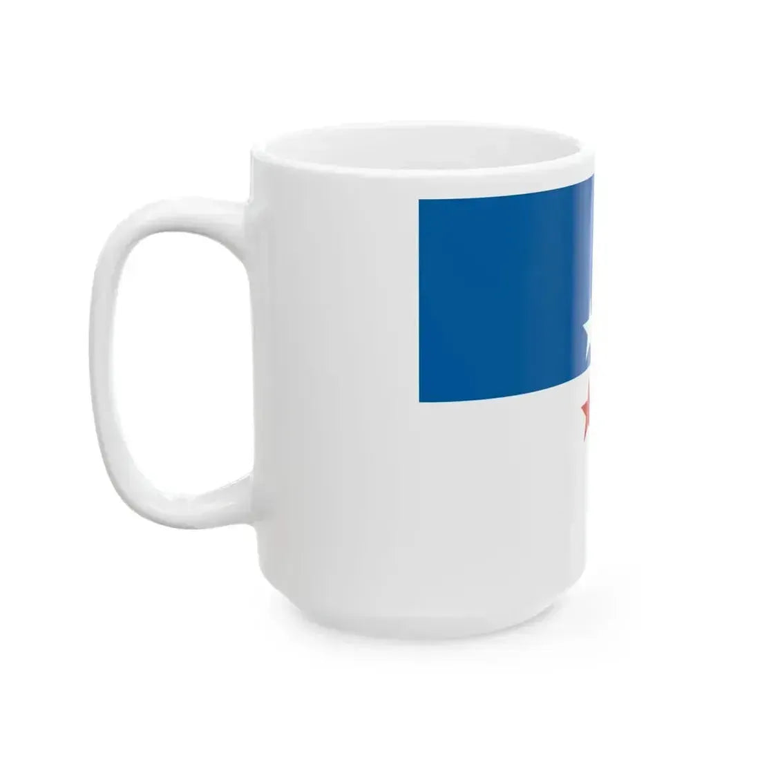 Bandera del Municipio de Avellaneda Santa Fe (Argentina) White Coffee Mug - Go Mug Yourself
