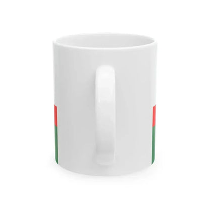 Bandera del Municipio de Casilda Santa Fe (Argentina) White Coffee Mug - Go Mug Yourself