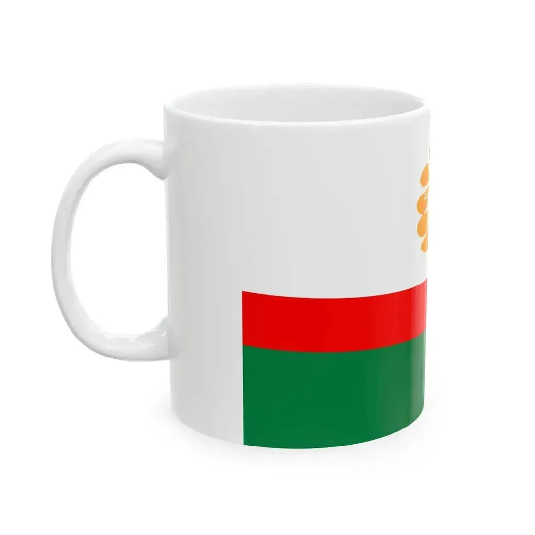 Bandera del Municipio de Casilda Santa Fe (Argentina) White Coffee Mug - Go Mug Yourself
