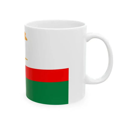 Bandera del Municipio de Casilda Santa Fe (Argentina) White Coffee Mug - Go Mug Yourself